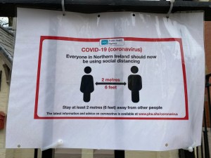 Covid-19-Notice-Sign-Social-Distance-NHS-Public Health Agency